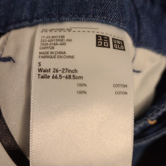 Uniqlo Denim Wrap Size Zip 4-pocket Skirt Womens Size Small - Picture 8 of 8